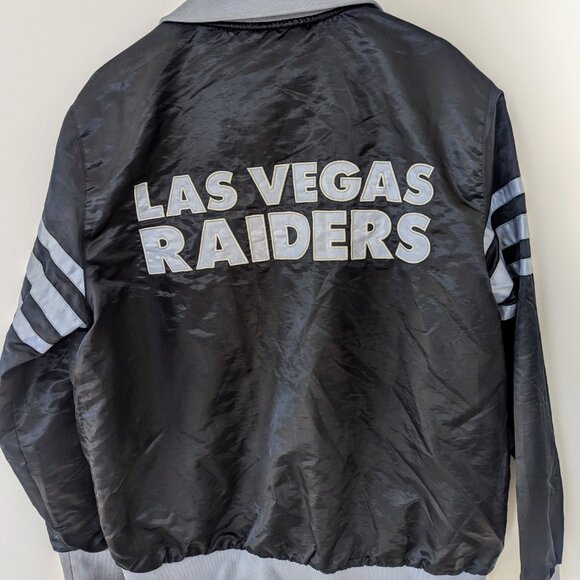 Men's Las Vegas Raiders Starter Full-Snap Varsity Jacket - Picture 2 of 5